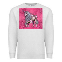 Oatmeal Heather unicorn Premium Sweatshirt - LillyAllenDesigns