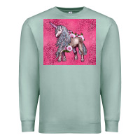 Seafoam unicorn Premium Sweatshirt - LillyAllenDesigns