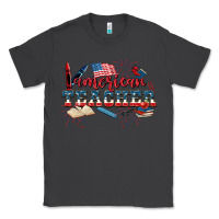 Smoke American Teacher 4th of July Classic Tee - CowGirlArtShop