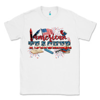 White American Teacher 4th of July Classic Tee - CowGirlArtShop