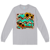 Moon Dust aquarius turquoise cowhide Long Sleeve Tee - RanaPortraitStore