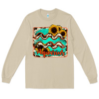 Mushroom aquarius turquoise cowhide Long Sleeve Tee - RanaPortraitStore