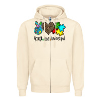 Sandshell accept love understand Zipper Hoodie - CowhideDigitalArt