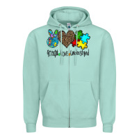 Accept Love Understand Zipper Hoodie | Teevron