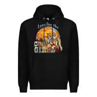 Black long live the cowgirls Premium Hoodie - NancyCooperArtShop
