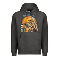Charcoal Heather long live the cowgirls Premium Hoodie - NancyCooperArtShop