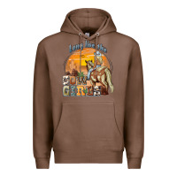 Chestnut long live the cowgirls Premium Hoodie - NancyCooperArtShop