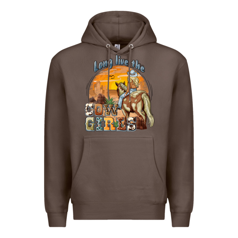 Long Live The Cowgirls Premium Hoodie by NancyCooperArtShop | Teevron