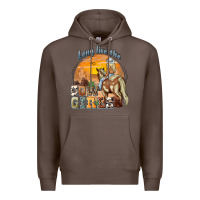 Coffee long live the cowgirls Premium Hoodie - NancyCooperArtShop