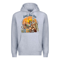 Heather Grey long live the cowgirls Premium Hoodie - NancyCooperArtShop