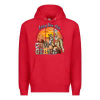 Red long live the cowgirls Premium Hoodie - NancyCooperArtShop