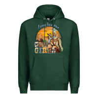 Sports Green long live the cowgirls Premium Hoodie - NancyCooperArtShop