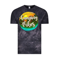 Cloud Black camping vibes Vintage Tee - texasbilliewilder