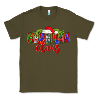 Army Green Christmas Grandma Claus Classic Tee - FaDigitalArtStudio