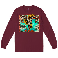 Aries Turquoise Cowhide Long Sleeve Tee | Teevron