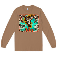 Toasted Coconut aries turquoise cowhide Long Sleeve Tee - RanaPortraitStore