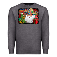 Charcoal Heather Santa Claus Spanish Christmas Premium Sweatshirt - Jasminsmagicworld