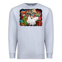Heather Grey Santa Claus Spanish Christmas Premium Sweatshirt - Jasminsmagicworld
