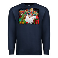 Navy Santa Claus Spanish Christmas Premium Sweatshirt - Jasminsmagicworld