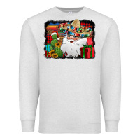 Oatmeal Heather Santa Claus Spanish Christmas Premium Sweatshirt - Jasminsmagicworld