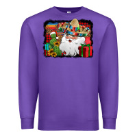 Purple Santa Claus Spanish Christmas Premium Sweatshirt - Jasminsmagicworld