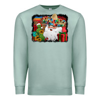 Seafoam Santa Claus Spanish Christmas Premium Sweatshirt - Jasminsmagicworld