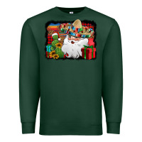 Sports Green Santa Claus Spanish Christmas Premium Sweatshirt - Jasminsmagicworld