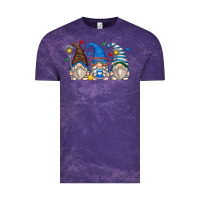 Cloud Purple lacrosse gnomes Vintage Tee - Zillion Design Studio