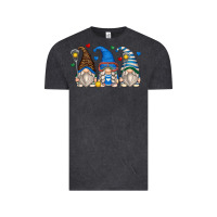 Vintage Black lacrosse gnomes Vintage Tee - Zillion Design Studio