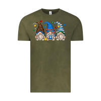 Vintage Olive lacrosse gnomes Vintage Tee - Zillion Design Studio