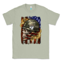 Matcha Army skull 4th of july Classic Tee - CowGirlArtShop