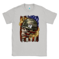 Moon Dust Army skull 4th of july Classic Tee - CowGirlArtShop