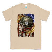 Mushroom Army skull 4th of july Classic Tee - CowGirlArtShop