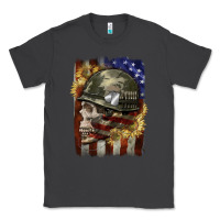 Smoke Army skull 4th of july Classic Tee - CowGirlArtShop