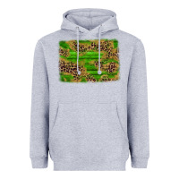 Heather Grey western leopard distressed background Heavyweight Hoodie - AdoDesignShop