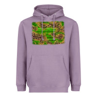 Lavender western leopard distressed background Heavyweight Hoodie - AdoDesignShop