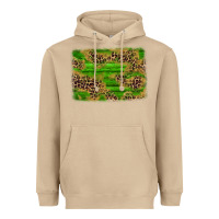 Mushroom western leopard distressed background Heavyweight Hoodie - AdoDesignShop