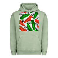 Pigment Oil Green soccer shoes seamless pattern Urban Hoodie - BundleAndBundleShop