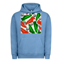Pigment Pebble Blue soccer shoes seamless pattern Urban Hoodie - BundleAndBundleShop
