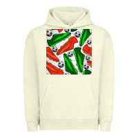 Pigment Pistachio soccer shoes seamless pattern Urban Hoodie - BundleAndBundleShop