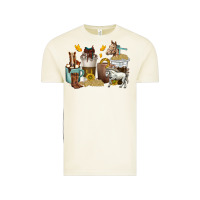 Vintage Arctic coffee cups horses Vintage Tee - texasbilliewilder
