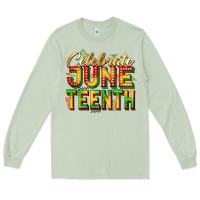 Matcha Celebrate juneteenth Long Sleeve Tee - Zillion Design Studio