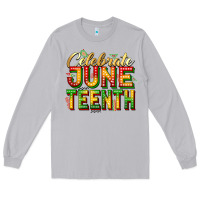 Moon Dust Celebrate juneteenth Long Sleeve Tee - Zillion Design Studio