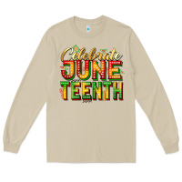 Mushroom Celebrate juneteenth Long Sleeve Tee - Zillion Design Studio