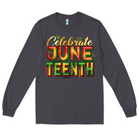 Smoke Celebrate juneteenth Long Sleeve Tee - Zillion Design Studio