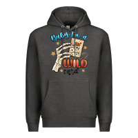 Charcoal Heather baby im a wild card Premium Hoodie - MaliasSmallBusiness
