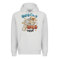 Dove Grey baby im a wild card Premium Hoodie - MaliasSmallBusiness