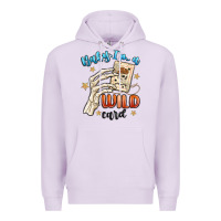 Lilac baby im a wild card Premium Hoodie - MaliasSmallBusiness