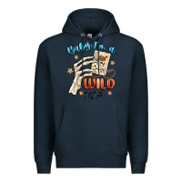 Navy baby im a wild card Premium Hoodie - MaliasSmallBusiness