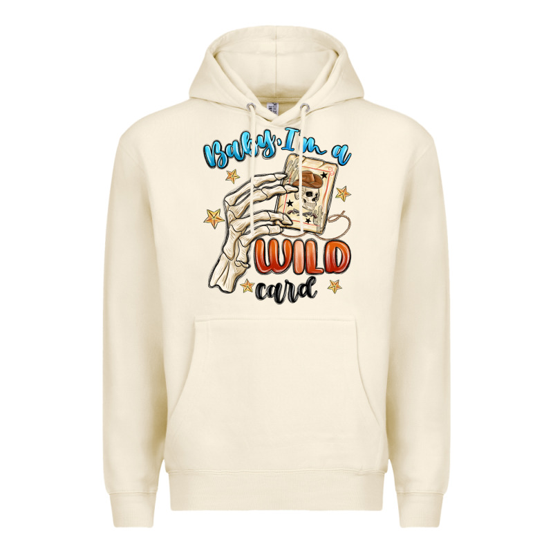 Baby Im A Wild Card Premium Hoodie by MaliasSmallBusiness | Teevron